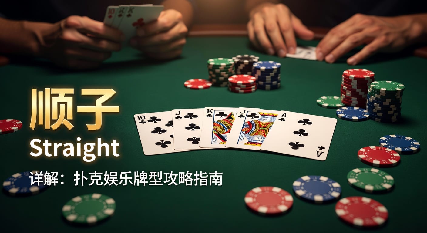 顺子 Straight 扑克牌型攻略+博彩技巧