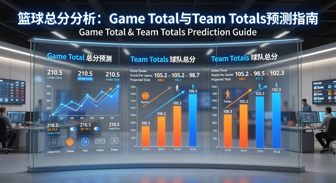 篮球总分投注：Game Total Team Totals 分析攻略