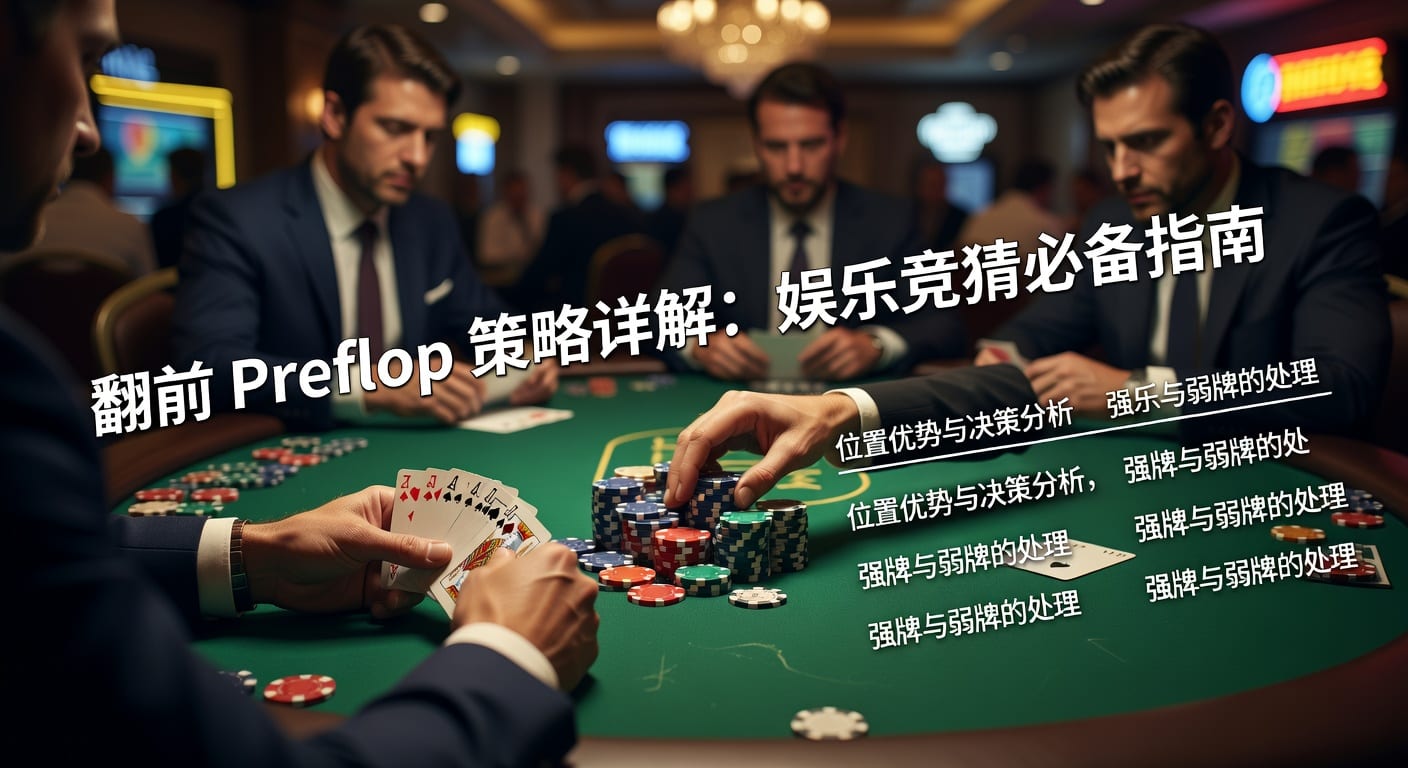 翻前 Preflop 策略：扑克博彩必胜技巧